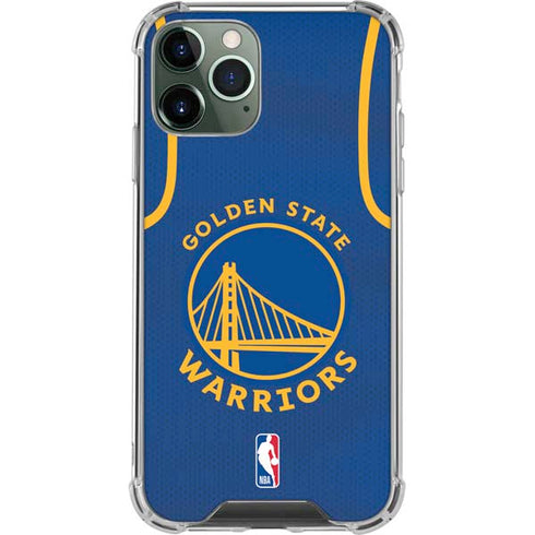 NBA Golden State Warriors Jersey iPhone 12 Pro Clear Case