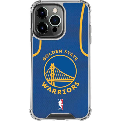 NBA Golden State Warriors Jersey iPhone 13 Pro Clear Case