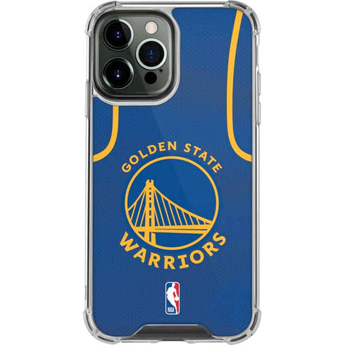NBA Golden State Warriors Jersey iPhone 13 Pro Max Clear Case