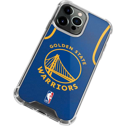 NBA Golden State Warriors Jersey iPhone 13 Pro Max Clear Case