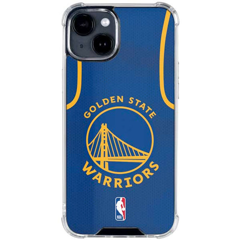 NBA Golden State Warriors Jersey iPhone 15 Clear Case