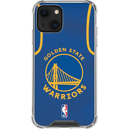 NBA Golden State Warriors Jersey iPhone 15 Plus Clear Case