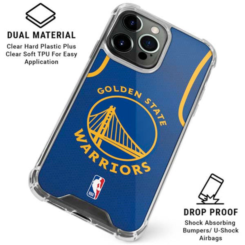 NBA Golden State Warriors Jersey iPhone 16 Pro Clear Case