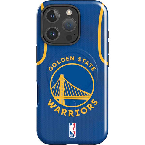 NBA Golden State Warriors Jersey iPhone 16 Pro Max Magsafe Impact Case