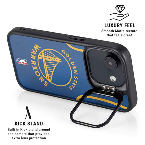 NBA Golden State Warriors Jersey iPhone 16e Kickstand Case