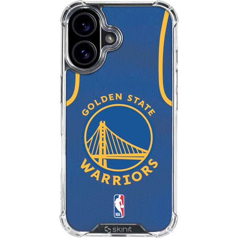 NBA Golden State Warriors Jersey iPhone 17 Clear Case