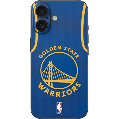 NBA Golden State Warriors Jersey iPhone 17 Skin
