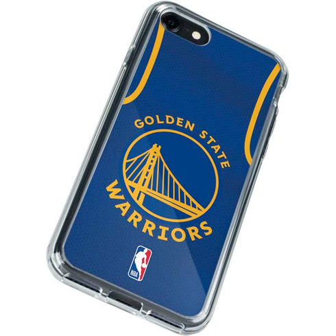 NBA Golden State Warriors Jersey iPhone SE (2nd & 3rd Gen) Clear Case