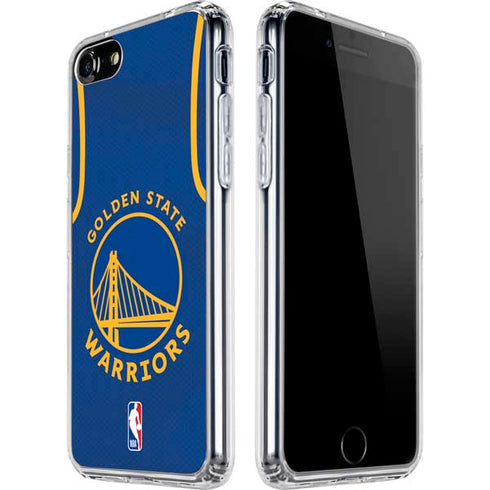 NBA Golden State Warriors Jersey iPhone SE (2nd & 3rd Gen) Clear Case