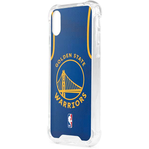 NBA Golden State Warriors Jersey iPhone XS Clear Case