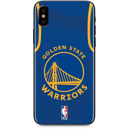 NBA Golden State Warriors Jersey iPhone XS Skin