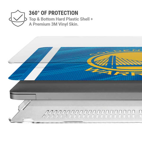 NBA Golden State Warriors Jersey MacBook Pro 14in (2021-24) Case plus Skin