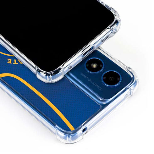 NBA Golden State Warriors Jersey Moto G 5G (2024) Clear Case