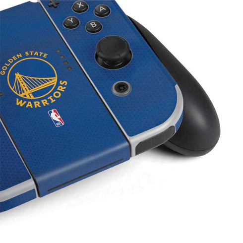 NBA Golden State Warriors Jersey Nintendo Switch OLED (2021) Skin