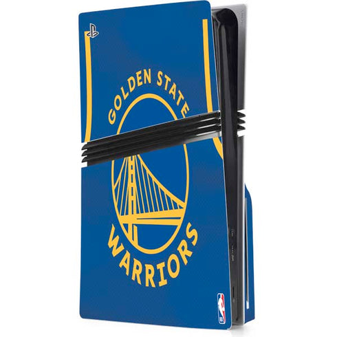 NBA Golden State Warriors Jersey PS5 Pro Disk Console Skin