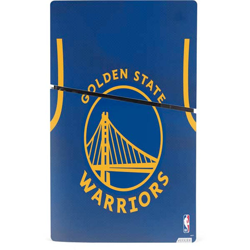 NBA Golden State Warriors Jersey PS5 Slim Digital Edition Console Skin