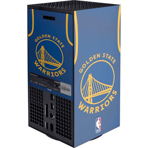 NBA Golden State Warriors Jersey Xbox Series X Console Skin