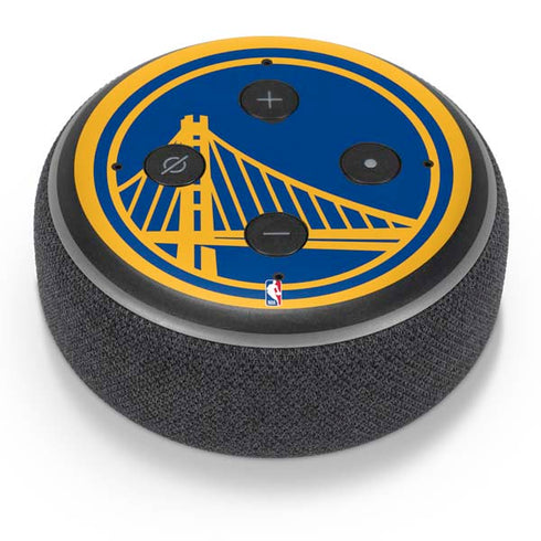 NBA Golden State Warriors Large Logo Amazon Echo Dot Skin
