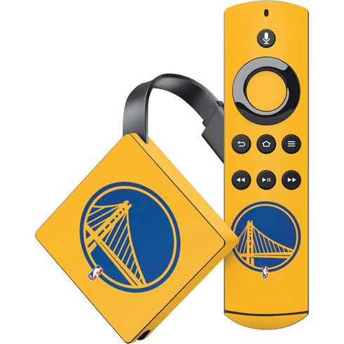 NBA Golden State Warriors Large Logo Amazon Fire TV Skin