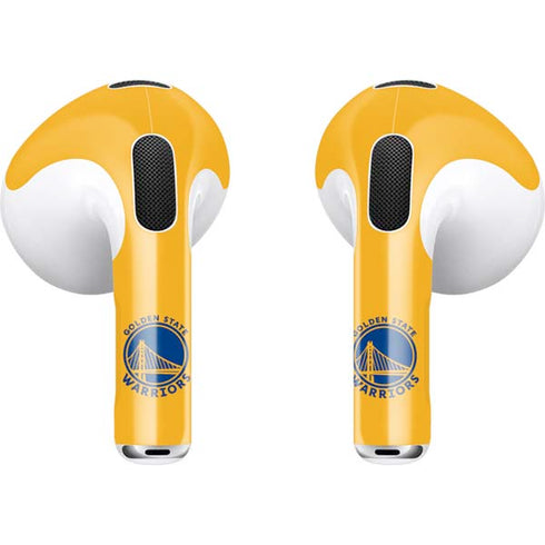 NBA Golden State Warriors Large Logo Apple AirPods (3rd Gen 2021) Skin