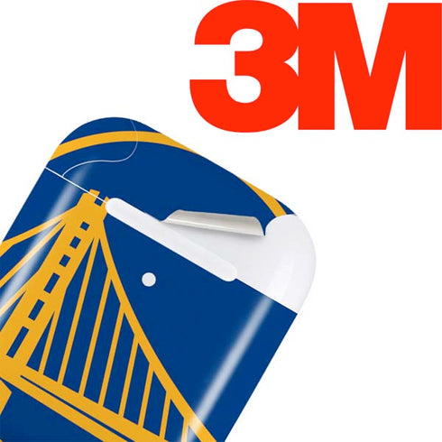 NBA Golden State Warriors Large Logo Apple AirPods Skin