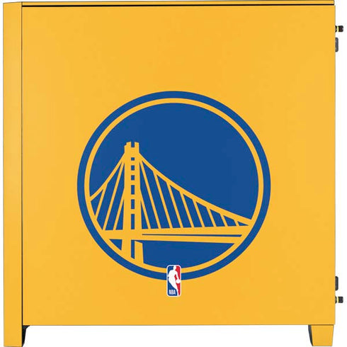 NBA Golden State Warriors Large Logo Corsair 4000D Tempered Glass Mid-Tower ATX Case Skin