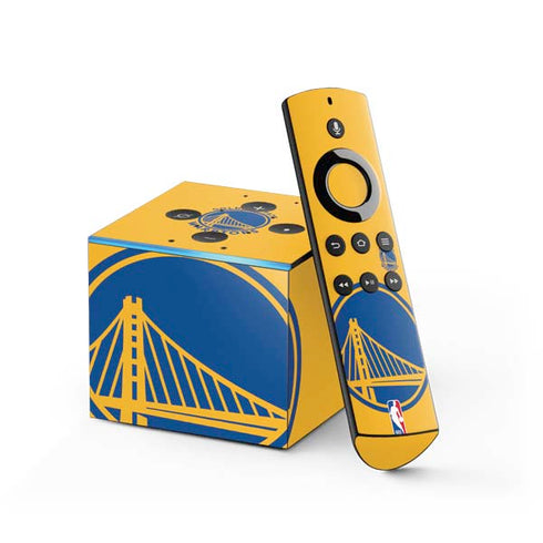 NBA Golden State Warriors Large Logo Fire TV Cube Skin