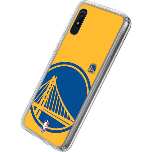 NBA Golden State Warriors Large Logo Galaxy A10e Clear Case