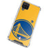 NBA Golden State Warriors Large Logo Galaxy A12 Clear Case
