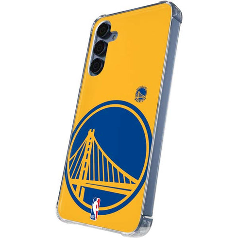 NBA Golden State Warriors Large Logo Galaxy A35 5G Clear Case