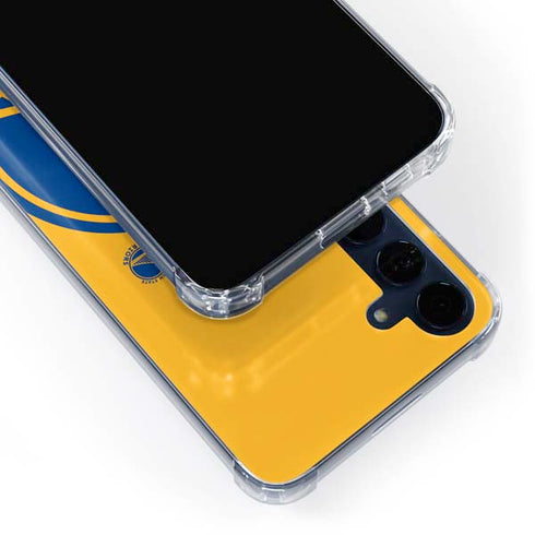 NBA Golden State Warriors Large Logo Galaxy A35 5G Clear Case
