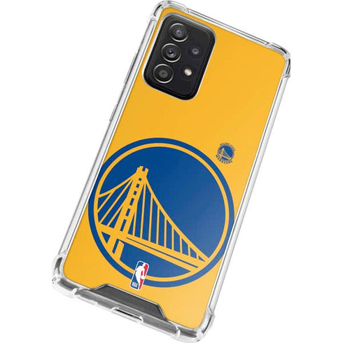 NBA Golden State Warriors Large Logo Galaxy A52 5G Clear Case