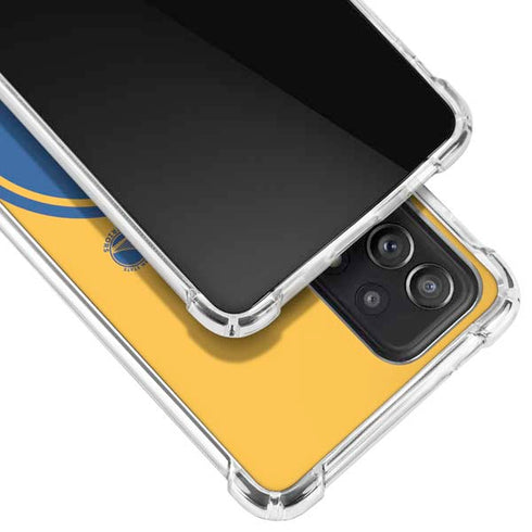 NBA Golden State Warriors Large Logo Galaxy A52 5G Clear Case