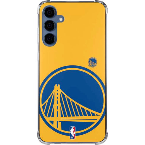 NBA Golden State Warriors Large Logo Galaxy A55 5G Clear Case