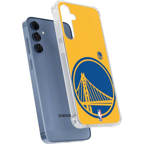 NBA Golden State Warriors Large Logo Galaxy A55 5G Clear Case