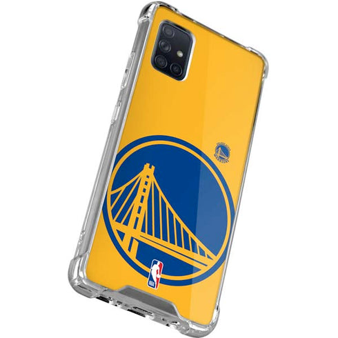 NBA Golden State Warriors Large Logo Galaxy A71 5G Clear Case