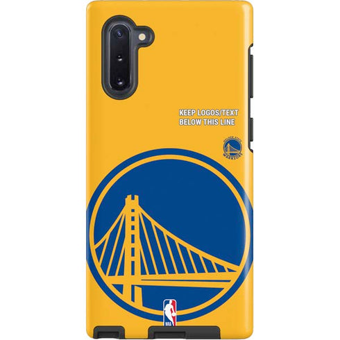 NBA Golden State Warriors Large Logo Galaxy Cases
