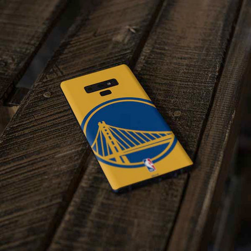 NBA Golden State Warriors Large Logo Galaxy Note 9 Skin