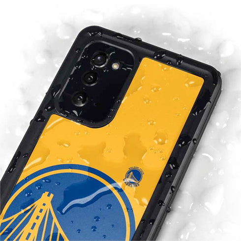NBA Golden State Warriors Large Logo Galaxy Note20 5G Waterproof Case
