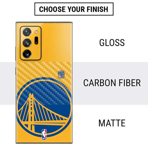 NBA Golden State Warriors Large Logo Galaxy Note20 Ultra 5G Skin
