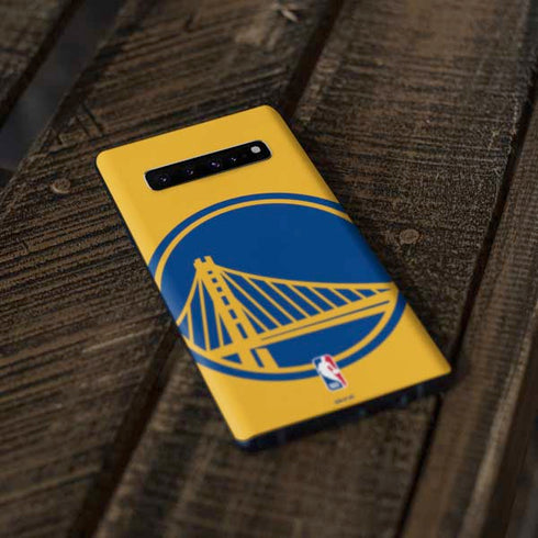 NBA Golden State Warriors Large Logo Galaxy S10 Plus Skin