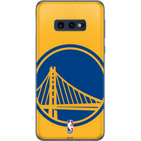 NBA Golden State Warriors Large Logo Galaxy S10e Skin
