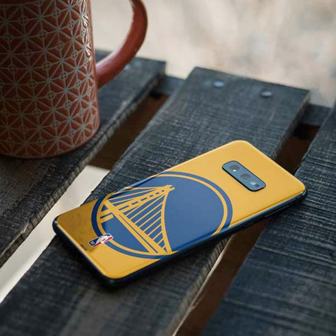 NBA Golden State Warriors Large Logo Galaxy S10e Skin
