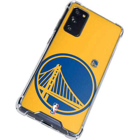 NBA Golden State Warriors Large Logo Galaxy S20 FE Clear Case