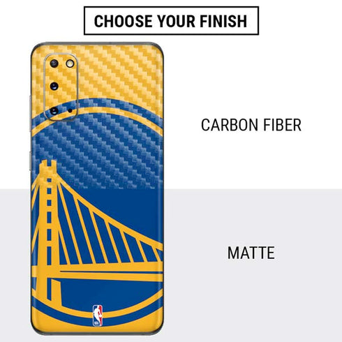NBA Golden State Warriors Large Logo Galaxy S20 Skin