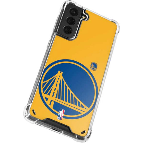 NBA Golden State Warriors Large Logo Galaxy S21 Plus 5G Clear Case