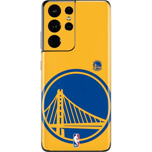 NBA Golden State Warriors Large Logo Galaxy S21 Ultra 5G Skin
