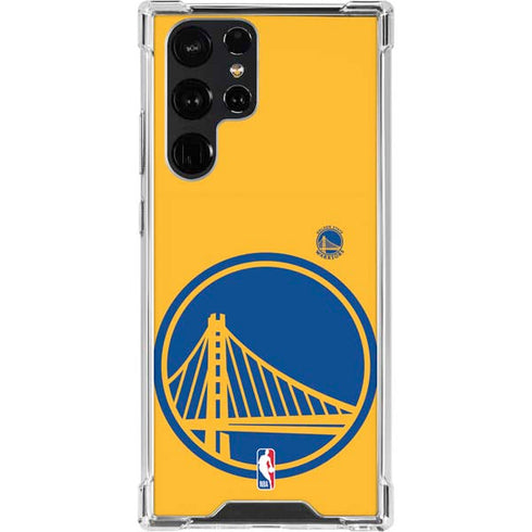 NBA Golden State Warriors Large Logo Galaxy S22 Ultra Clear Case