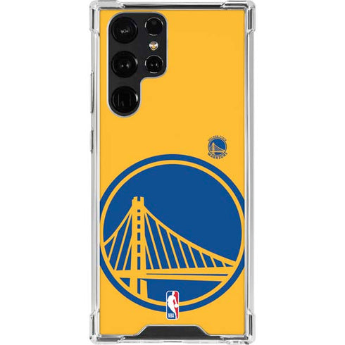 NBA Golden State Warriors Large Logo Galaxy S23 Ultra Clear Case