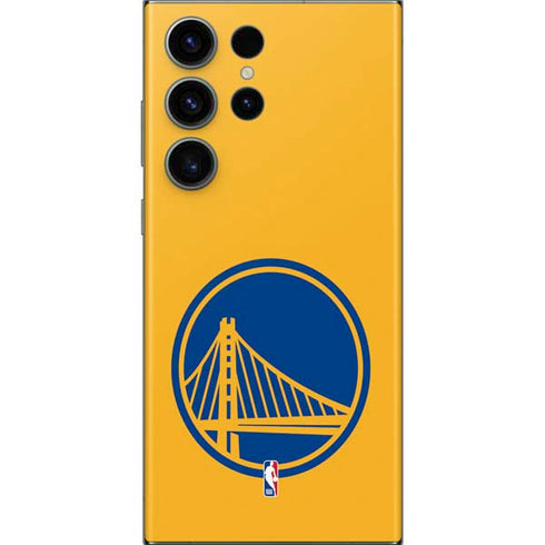 NBA Golden State Warriors Large Logo Galaxy Skins